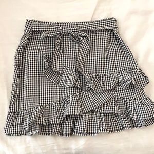 LF Gingham Skirt NWT